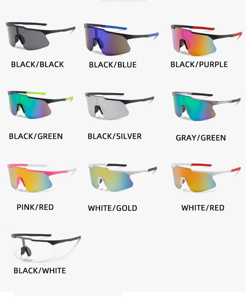 New Summer Oversized Goggle Sunglasses |Women Men|Sunglasses Flat Top Mirror Lens| Outdoor Sports Eyeglasses|Glasses Unisex
