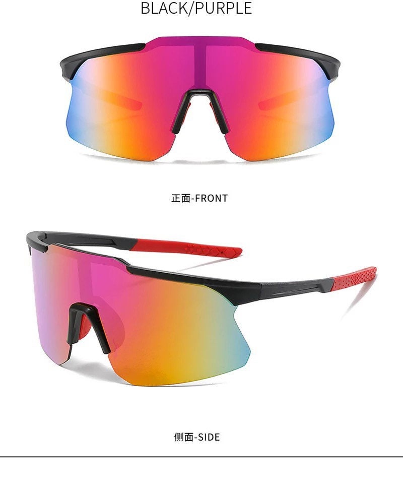 New Summer Oversized Goggle Sunglasses |Women Men|Sunglasses Flat Top Mirror Lens| Outdoor Sports Eyeglasses|Glasses Unisex
