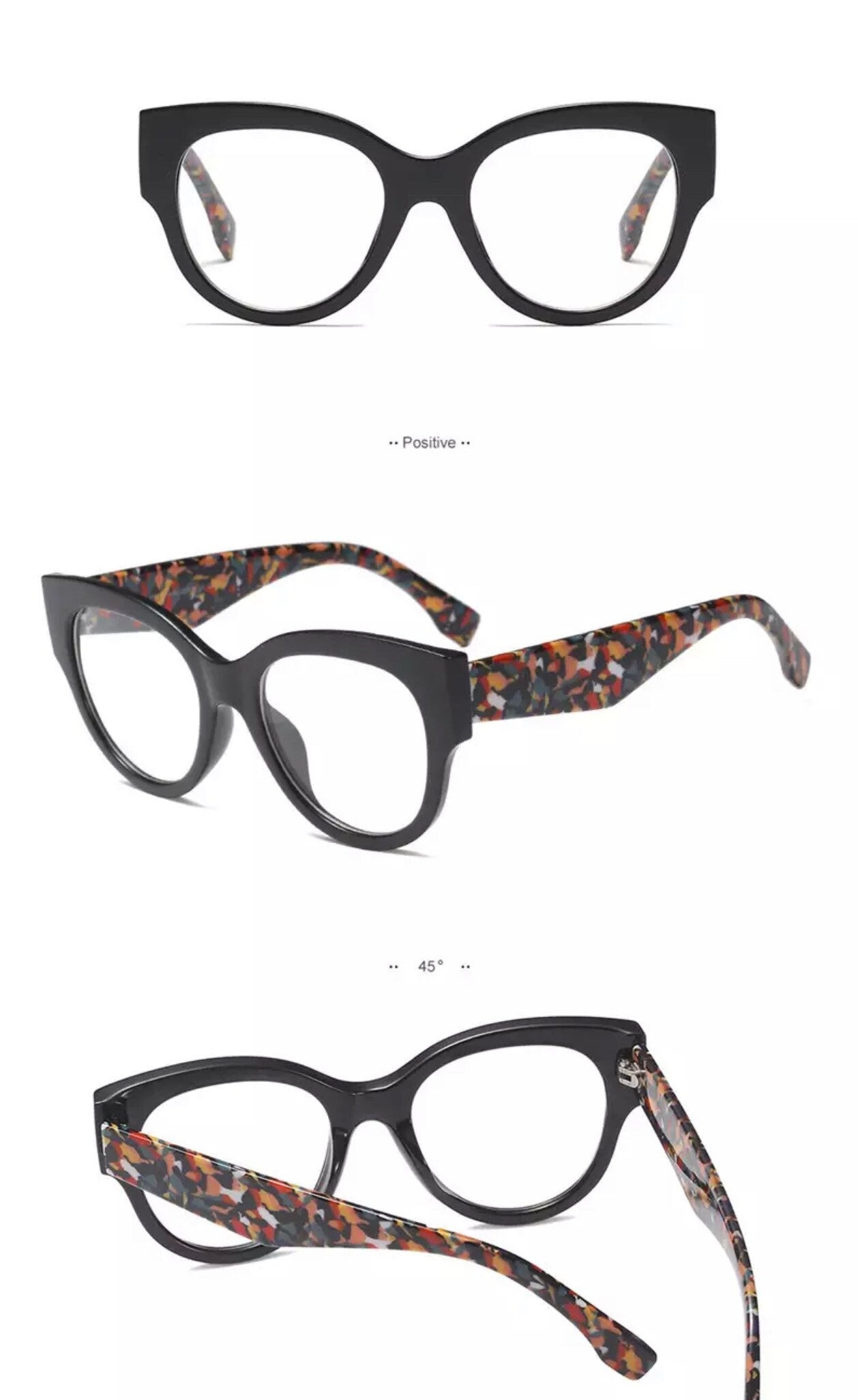 New Optics Glasses|Women MenS| Leopard Cat Eye Fashion Luxury Brand |Vintage Glasses Frames |Prescription Myopia Eyeglasses Frames
