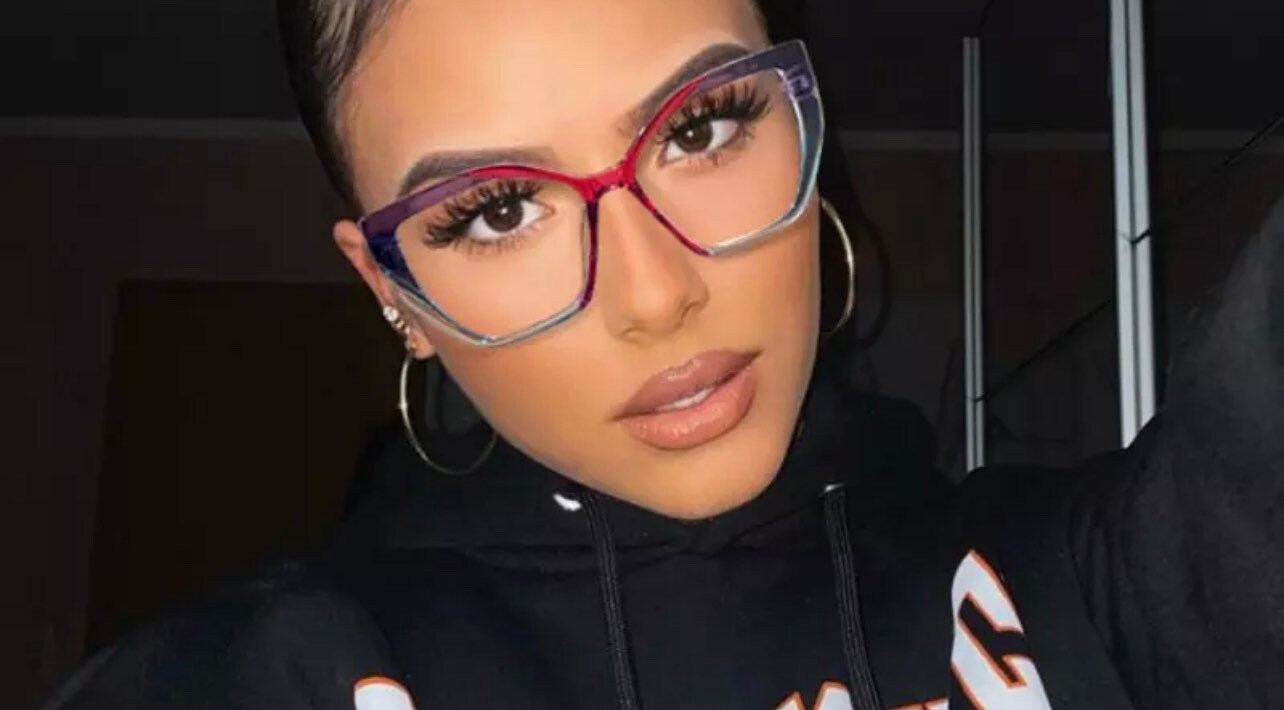 New Sexy Cat Eye Glasses|Women Men|Fashion Anti Blue Light Blocking Eyeglasses|Ladies Vintage Computer Eyewear Optical Spectacle