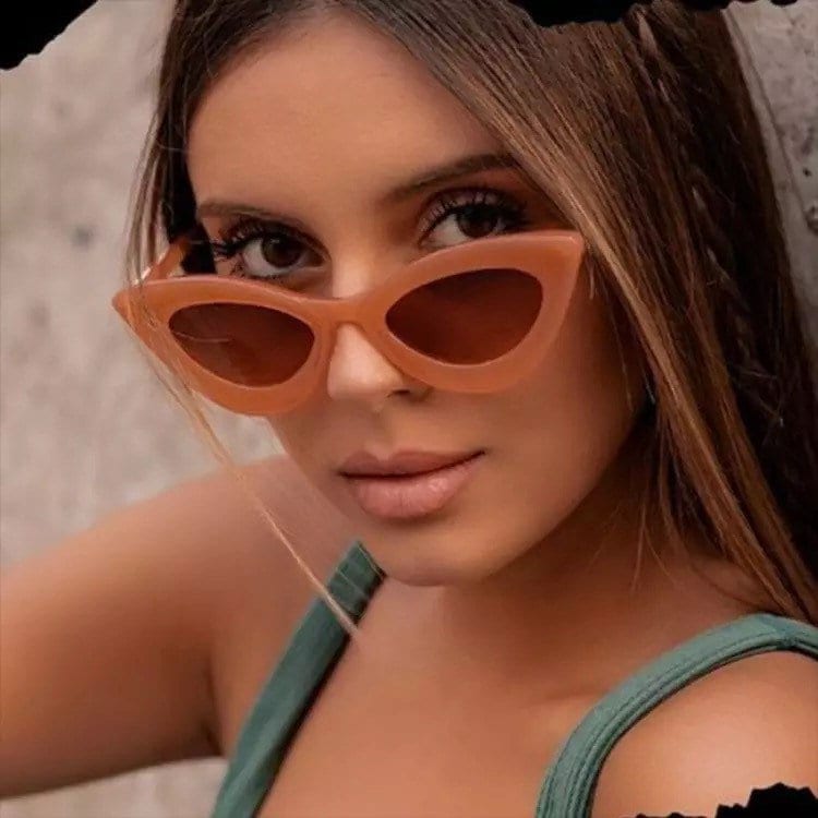 Cute Sexy Summer Vintage Cat Eye Sunglasses|Woman Men|Small Black Leopard Retro Ladies Sun Glasses| Female Eyewear Shades UV400