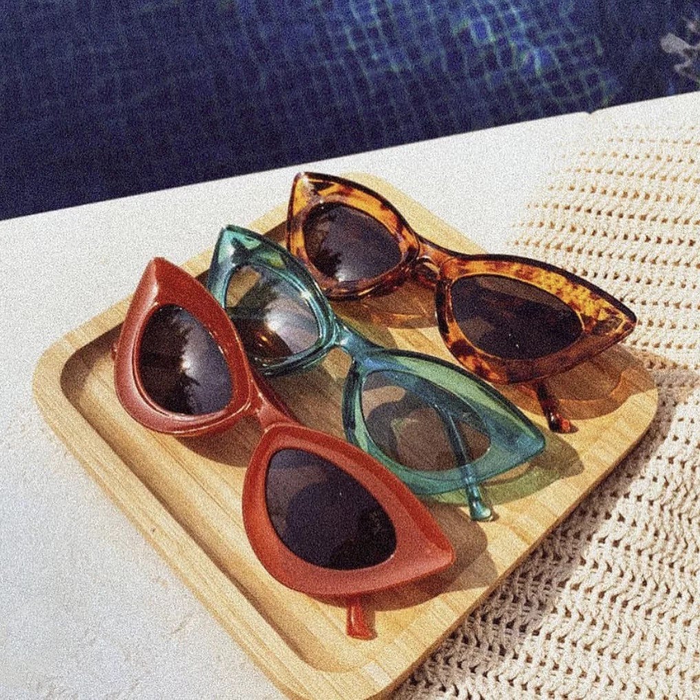 Cute Sexy Summer Vintage Cat Eye Sunglasses|Woman Men|Small Black Leopard Retro Ladies Sun Glasses| Female Eyewear Shades UV400