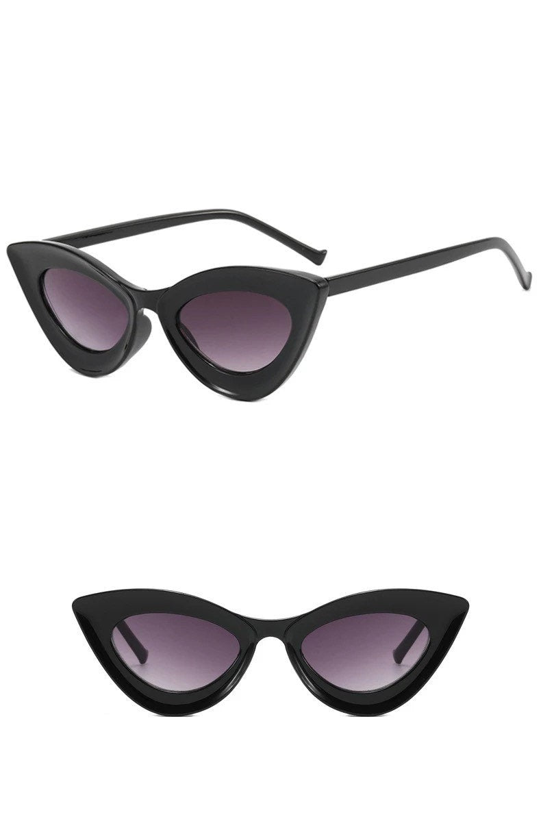 Cute Sexy Summer Vintage Cat Eye Sunglasses|Woman Men|Small Black Leopard Retro Ladies Sun Glasses| Female Eyewear Shades UV400