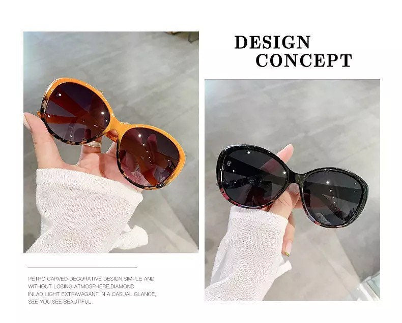 New Retro Oval Summer Sunglasses|Women Men| Fashion Shades UV400|Trending Brand Designer Round Sun Glasses Eyewear