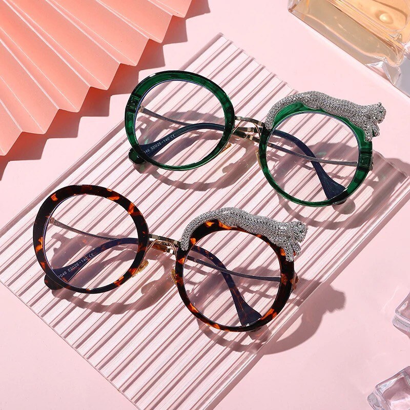 Retro Round Frame Anti Blue Light Glasses |Women Men| New Trends Optical Prescription Eyeglasses Frame |Fashion Glasses Accessories