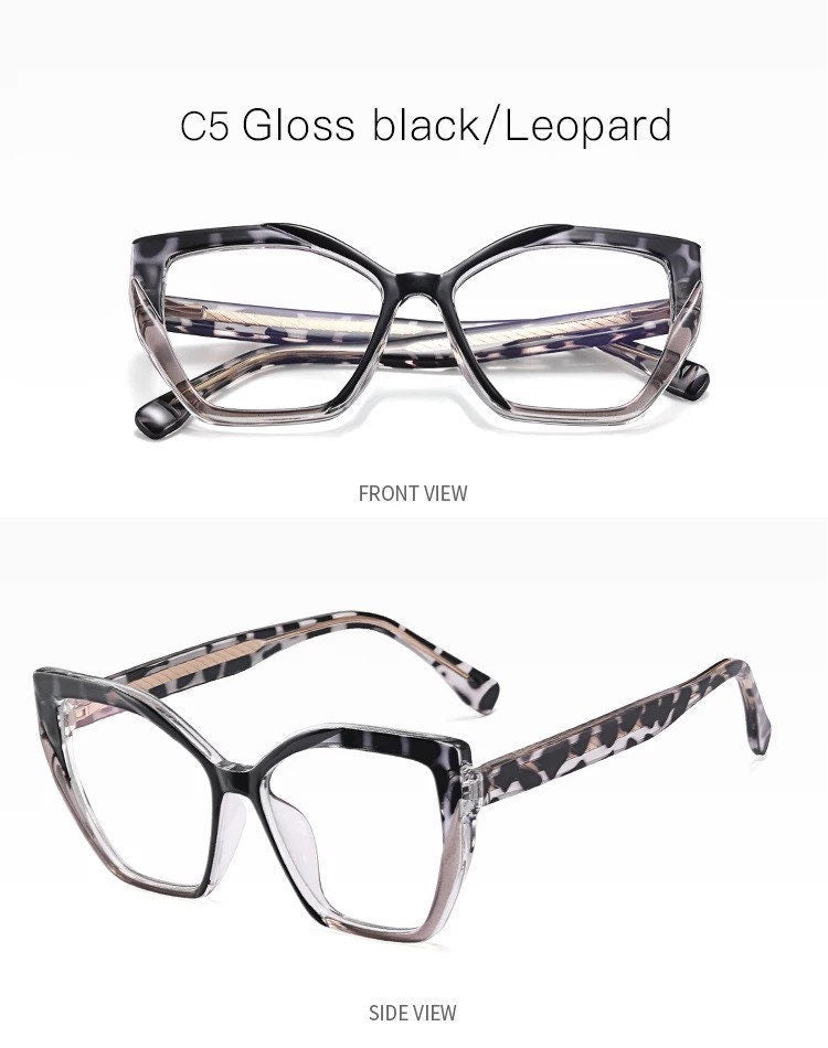 New Sexy Cat Eye Glasses|Women Men|Fashion Anti Blue Light Blocking Eyeglasses|Ladies Vintage Computer Eyewear Optical Spectacle