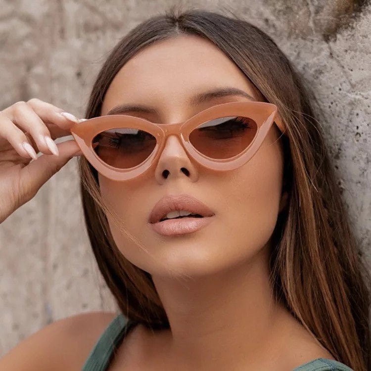 Cute Sexy Summer Vintage Cat Eye Sunglasses|Woman Men|Small Black Leopard Retro Ladies Sun Glasses| Female Eyewear Shades UV400