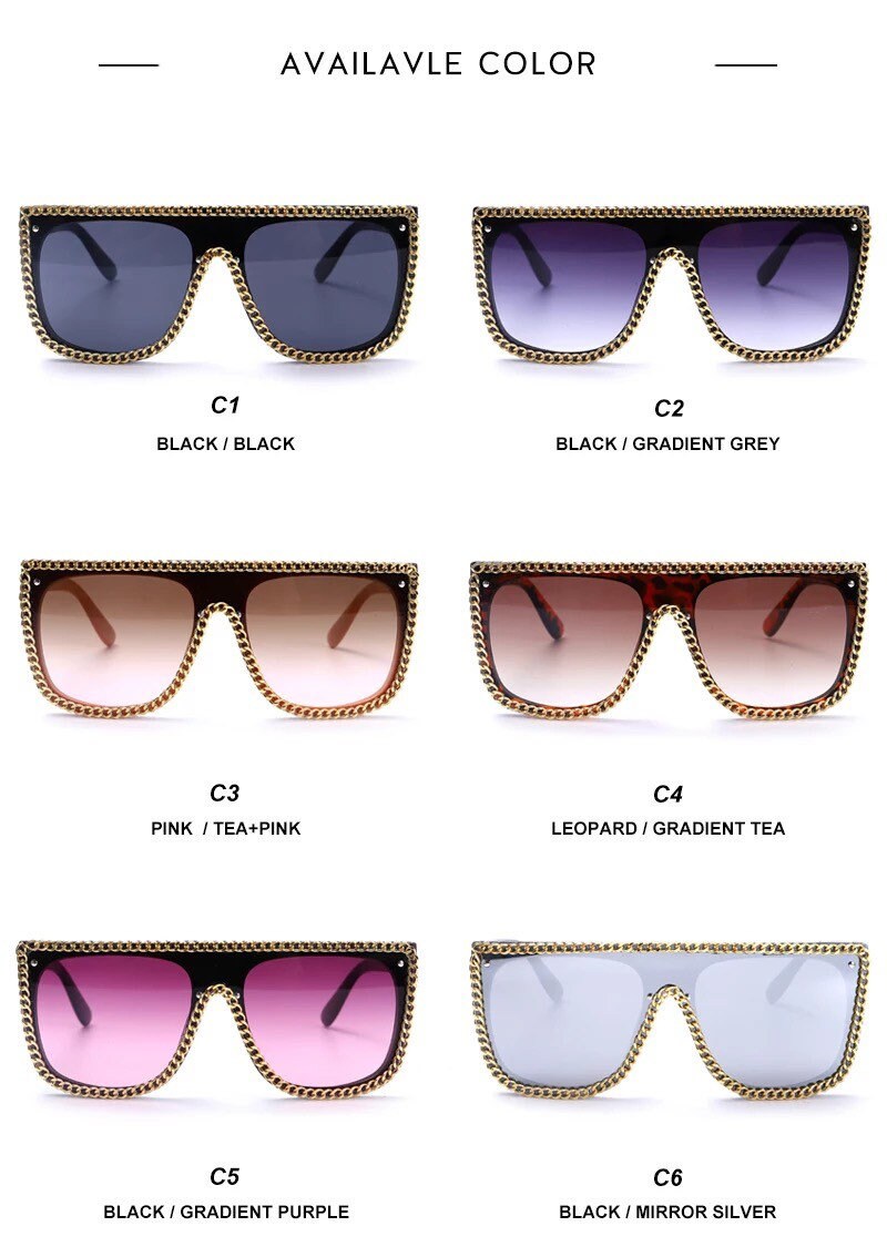 Vintage Punk Diamond Square Sunglasses|Men Women| Brand Design Fashion One Piece Eyeglasses |Retro Shades Glasses frames