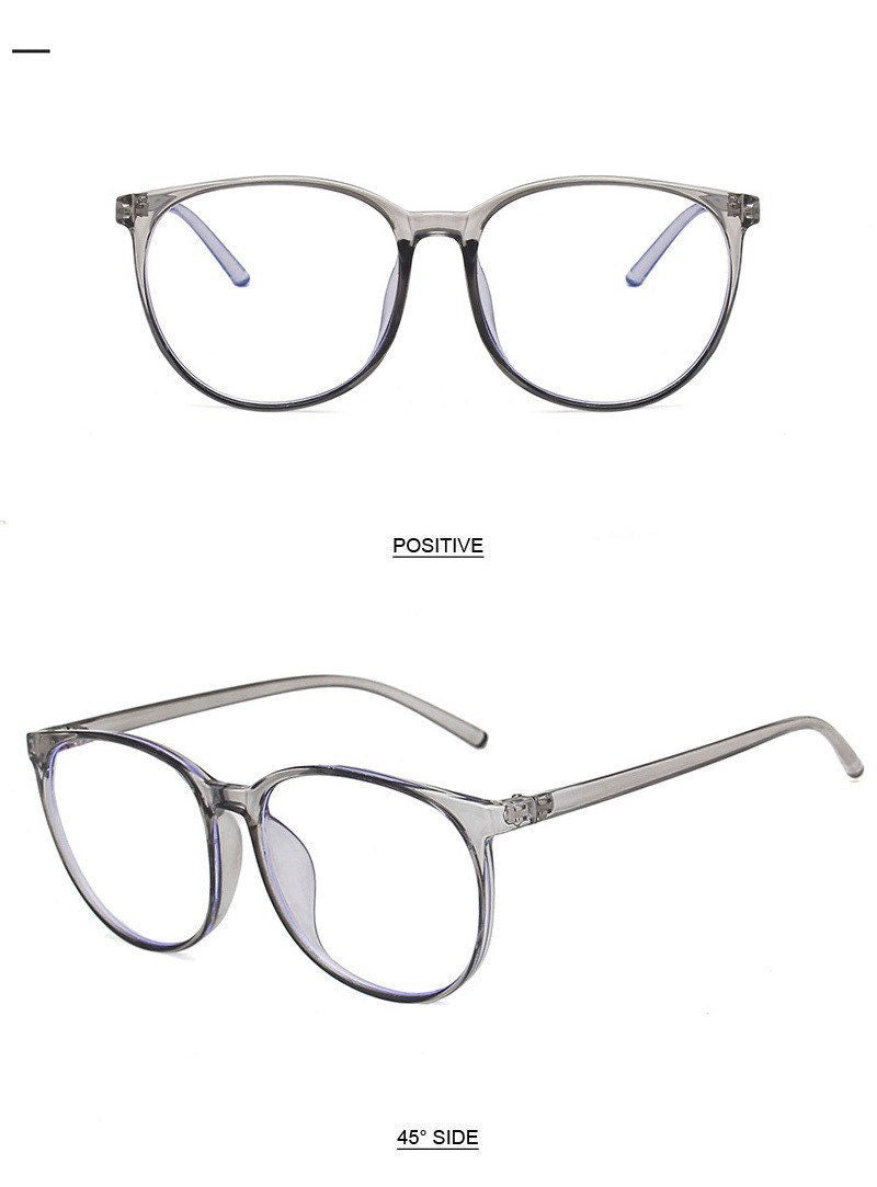 Anti Blue Light Eyeglasses |Women Men|Round Glasses Frames |Fashion Transparent Optical Computer Glasses|Eyewear glasses