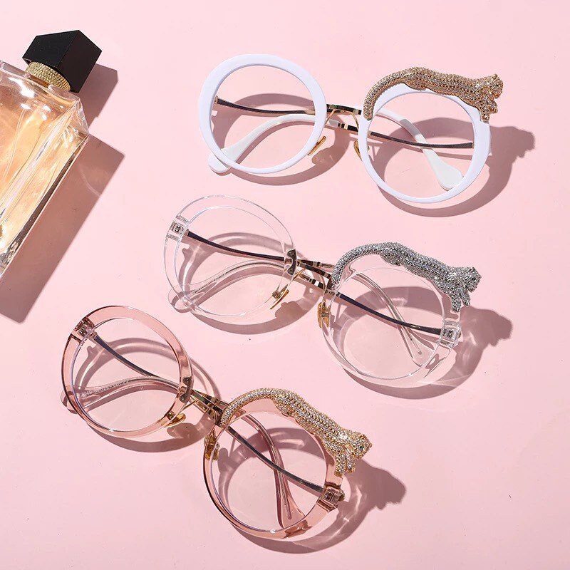 Retro Round Frame Anti Blue Light Glasses |Women Men| New Trends Optical Prescription Eyeglasses Frame |Fashion Glasses Accessories