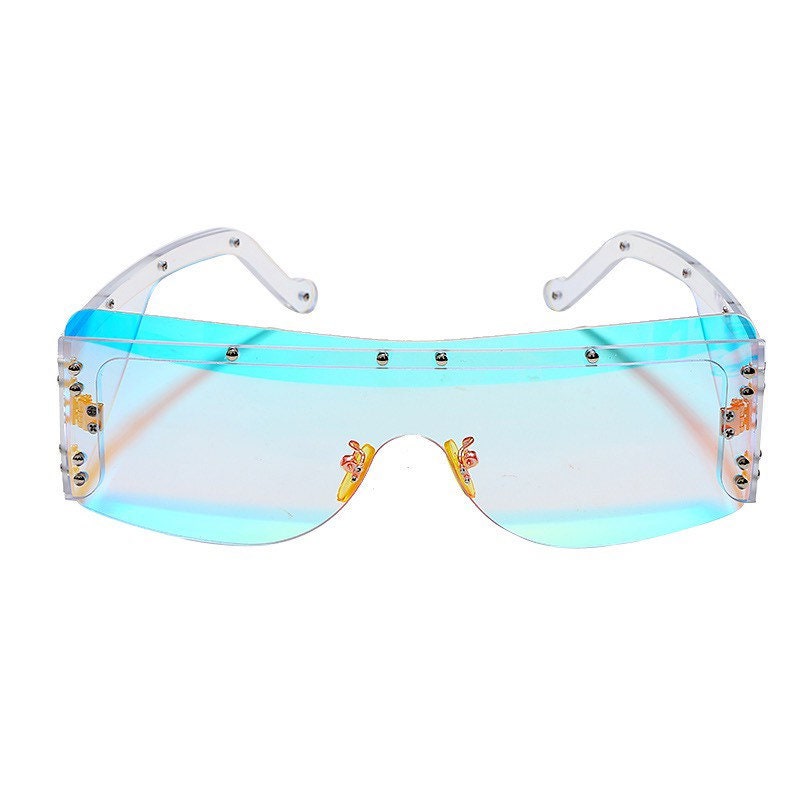 Rimless Square Sunglasses|Women Men| 2023 Gradient Rectangle Sunglasses| Fashion Sunglasses Brand Designer Eyewear Style|