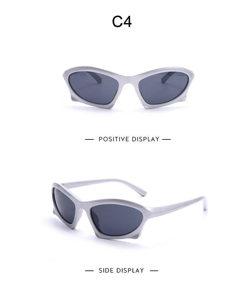 Unisex Steampunk Sport Sunglasses Goggle |New Women Men |2000’s Punk Mirror Sun Glasses| Shades Eyewear Eyeglasses UV400