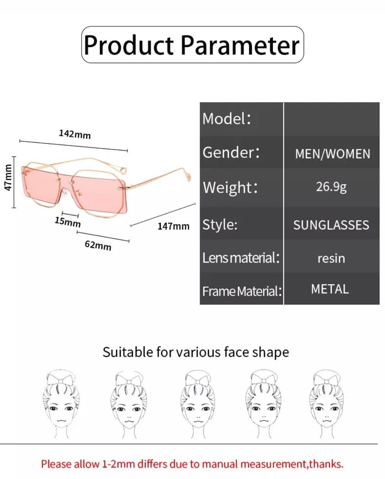 New Steampunk Sun Glasses|Women Men|Metal Sunglasses |Hollow Design Square Sun Glasses| Vintage Irregular Eyewear UV400