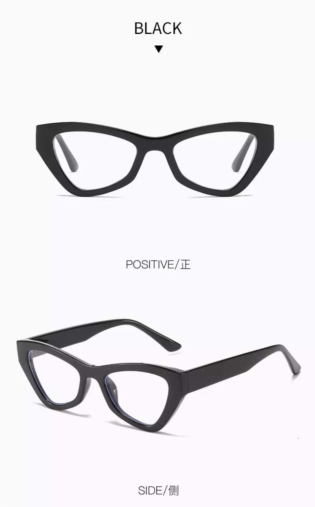 Retro Computer Glasses Frame |Women Men|Anti Blue Light Blocking Eyeglass |Cat Eye Eyewear Vintage Optical Frames