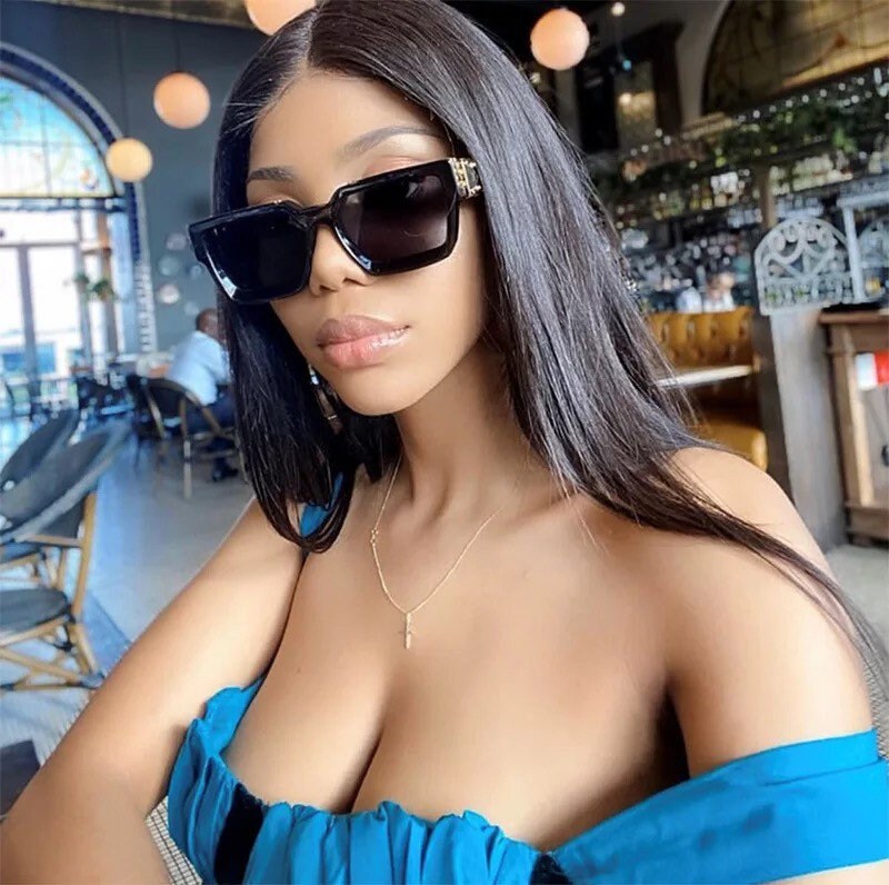 New Fashion Unisex Luxury Brand Oversize Square Sunglasses |Women Men|Flat Lens Brand Designer Glasses Frames Fashion Mirror Shades|UV400