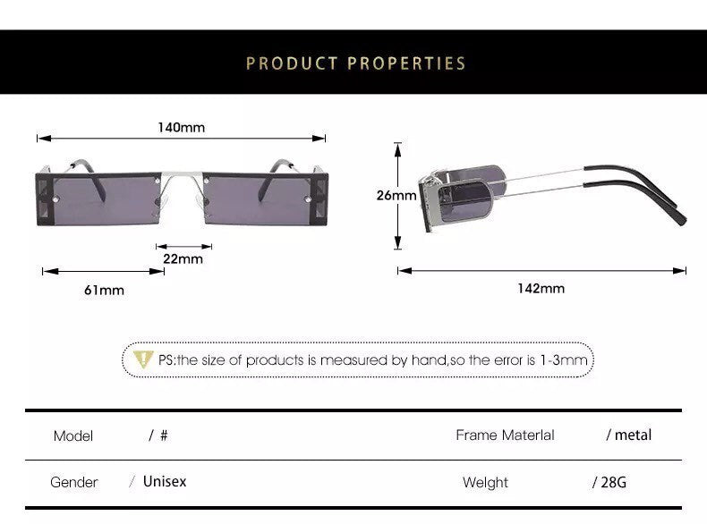 New Women Small Frame Fashion Sunglasses |Retro Rivet Eyeglasses |Luxury Brand|Punk Style Sunscreen Glasses |Eyewear UV400
