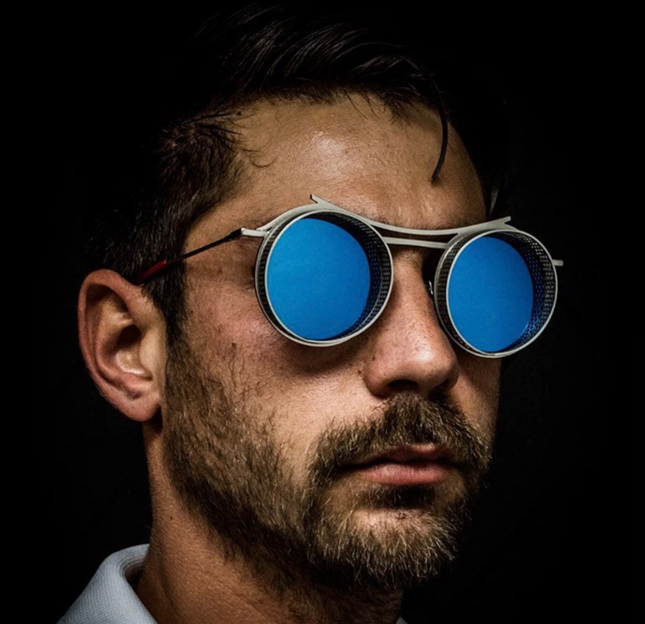 Retro Round Hollow Steampunk Sunglasses |Women Men| Fashion Gradient Mirror Shades UV400 |Punk Sun Glasses