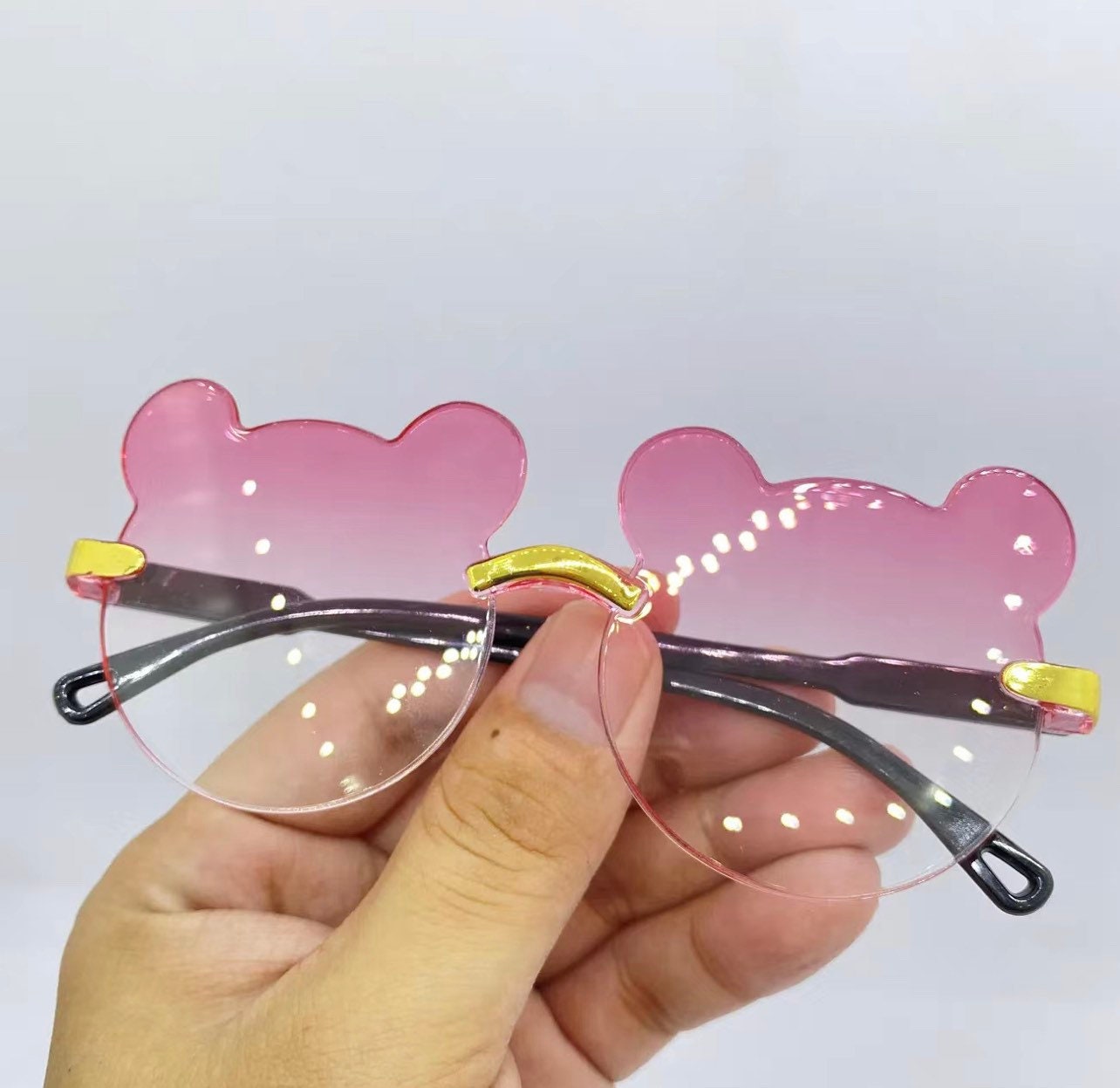 Children's Bear Sunglasses Sunscreen Glasses Glasses|Kids Eyeglasses frames|Kids eyewear