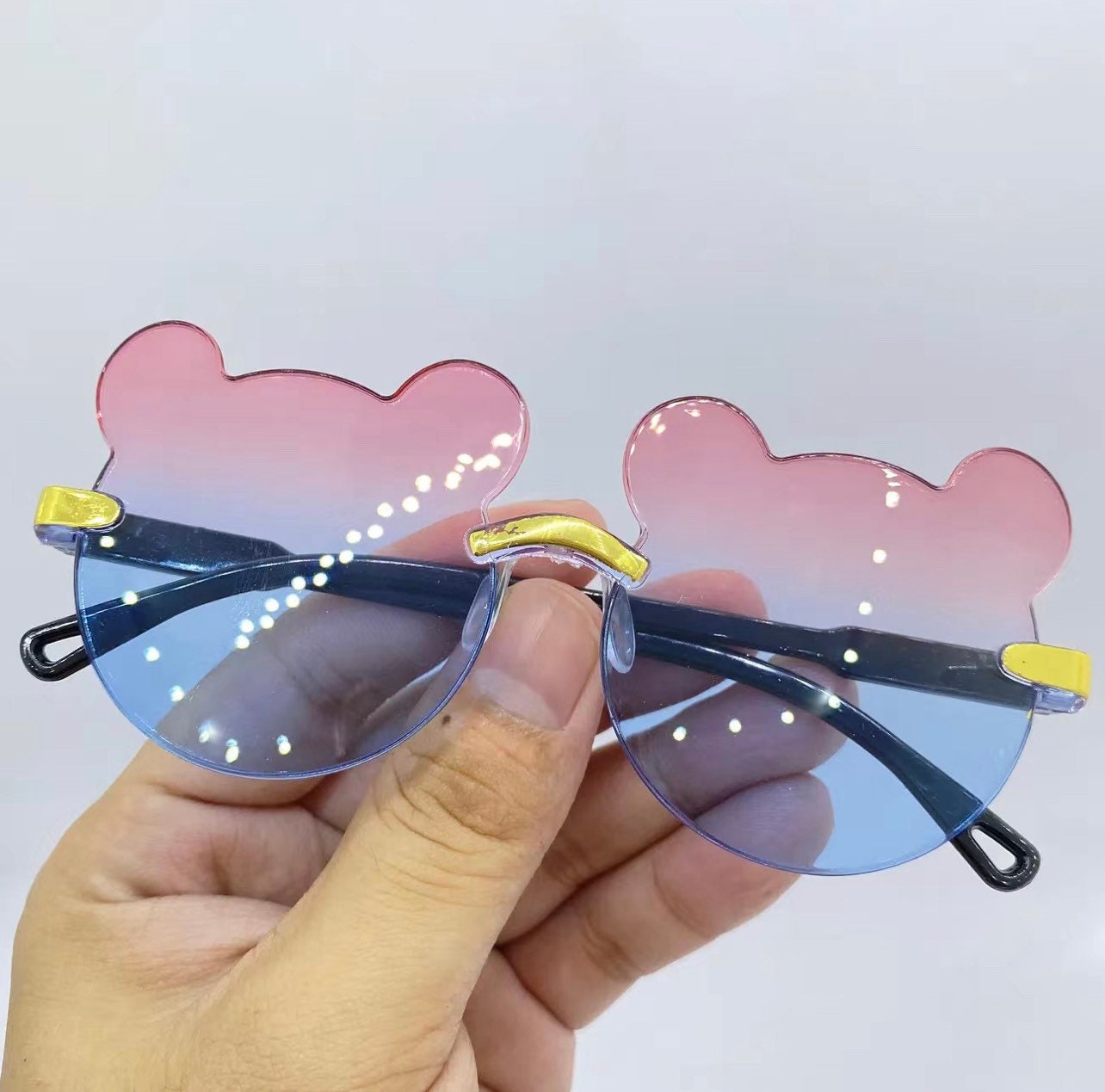 Children's Bear Sunglasses Sunscreen Glasses Glasses|Kids Eyeglasses frames|Kids eyewear