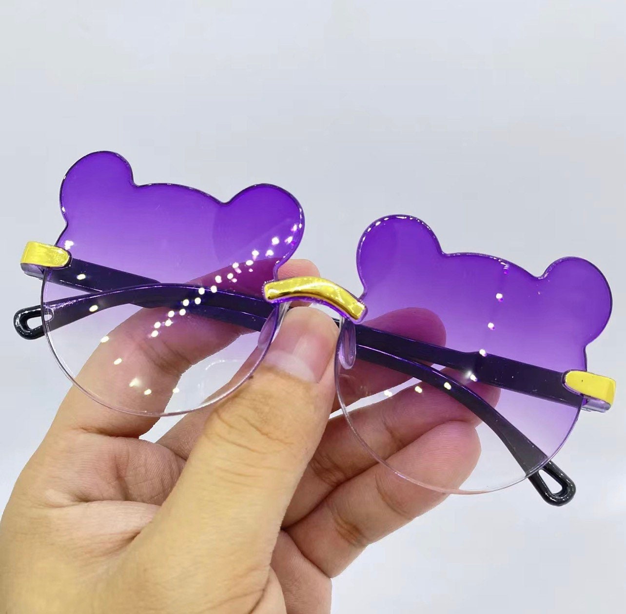 Children's Bear Sunglasses Sunscreen Glasses Glasses|Kids Eyeglasses frames|Kids eyewear