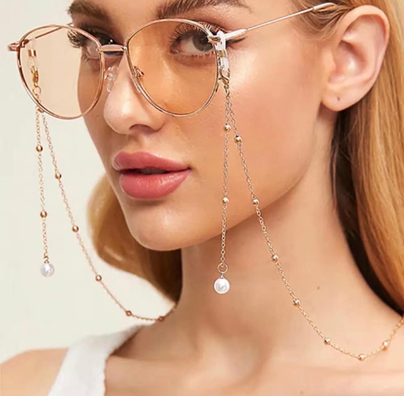 Glasses Chain Glasses Accessories |Women Men|Fashion Pearl Chain |Sweater Chain |Hanging Chain |Decorative Chain