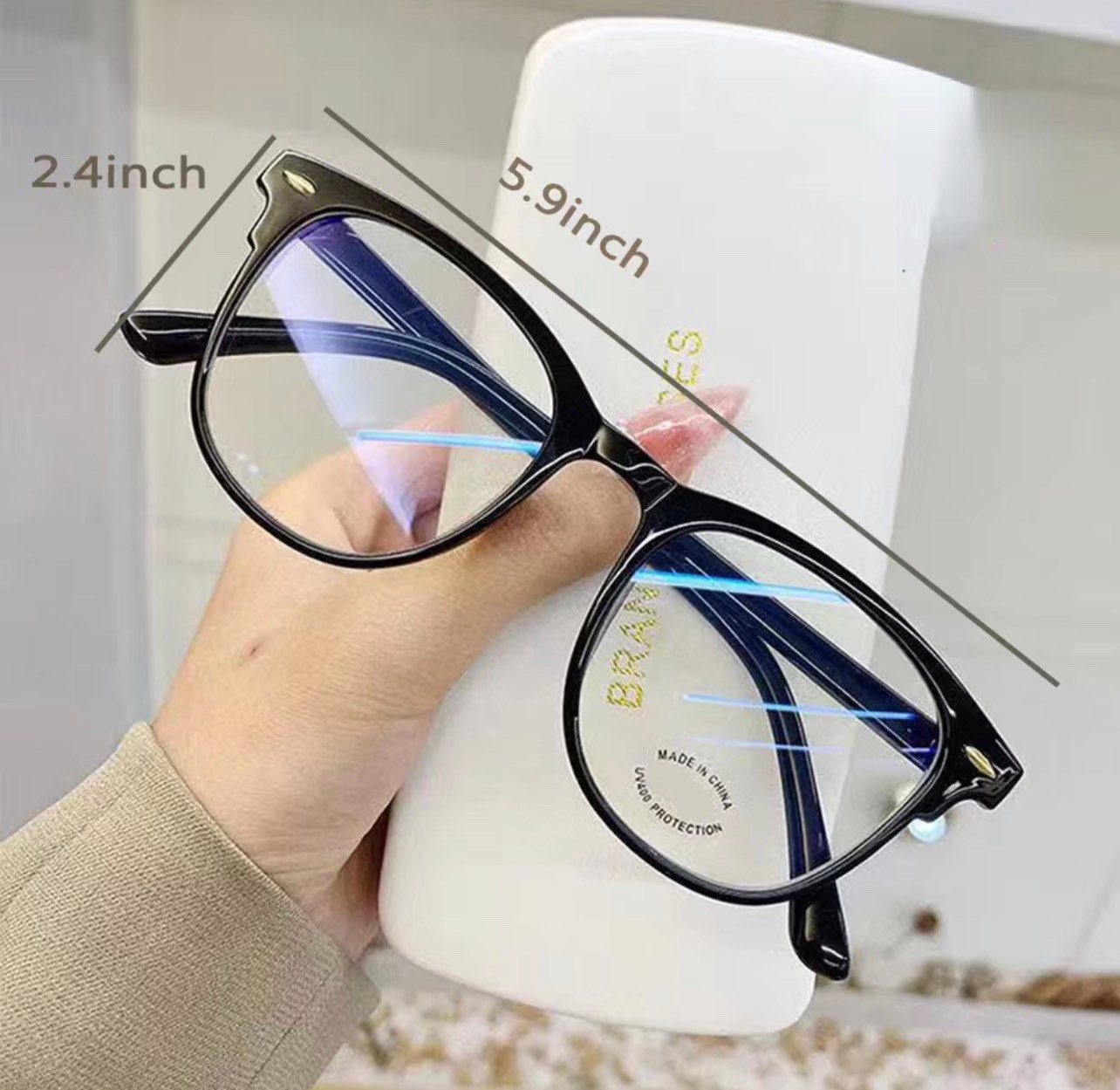 Reading Glasses Anti-blue Light |Women Men|Glasses Frame Eye Protection |Eyeglasses Frames |To Protect Vision|