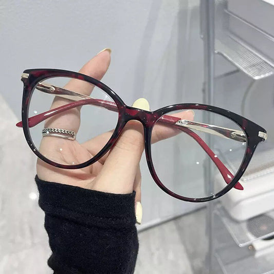Retro Round Spring Hinge |Women Men| Glasses Frame Clear |Anti Blue Light |Optical Frame Computer Glasses
