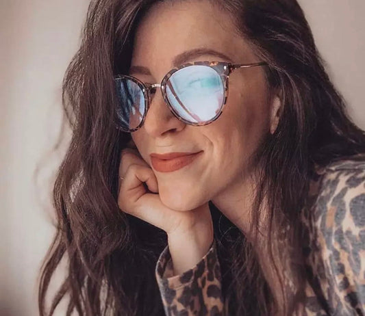 Retro Anti Blue Ray Computer Glasses |Women Men|Round Eye Glass |Blue Light Blocking |Fashion Eyewear Optical Frames