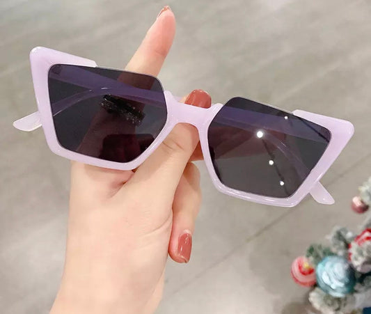 Retro Irregular Cat Eye |Women Men| Sunglasses Fashion Jelly Color Shades |UV400 Trending Sun Glasses Eyewear